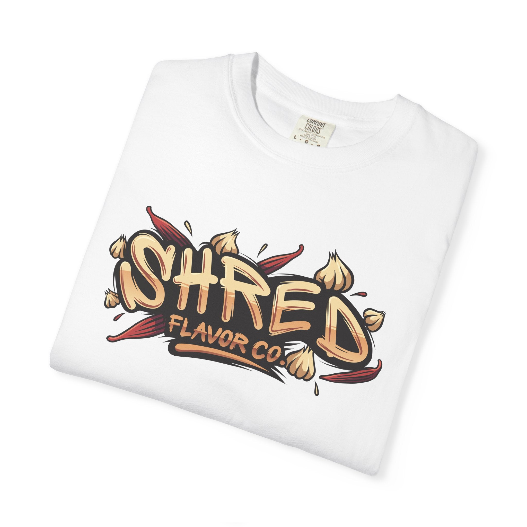 Vanilla Pump Graphic Tee — Vanilla Pump Bottle Cartoon Back Print