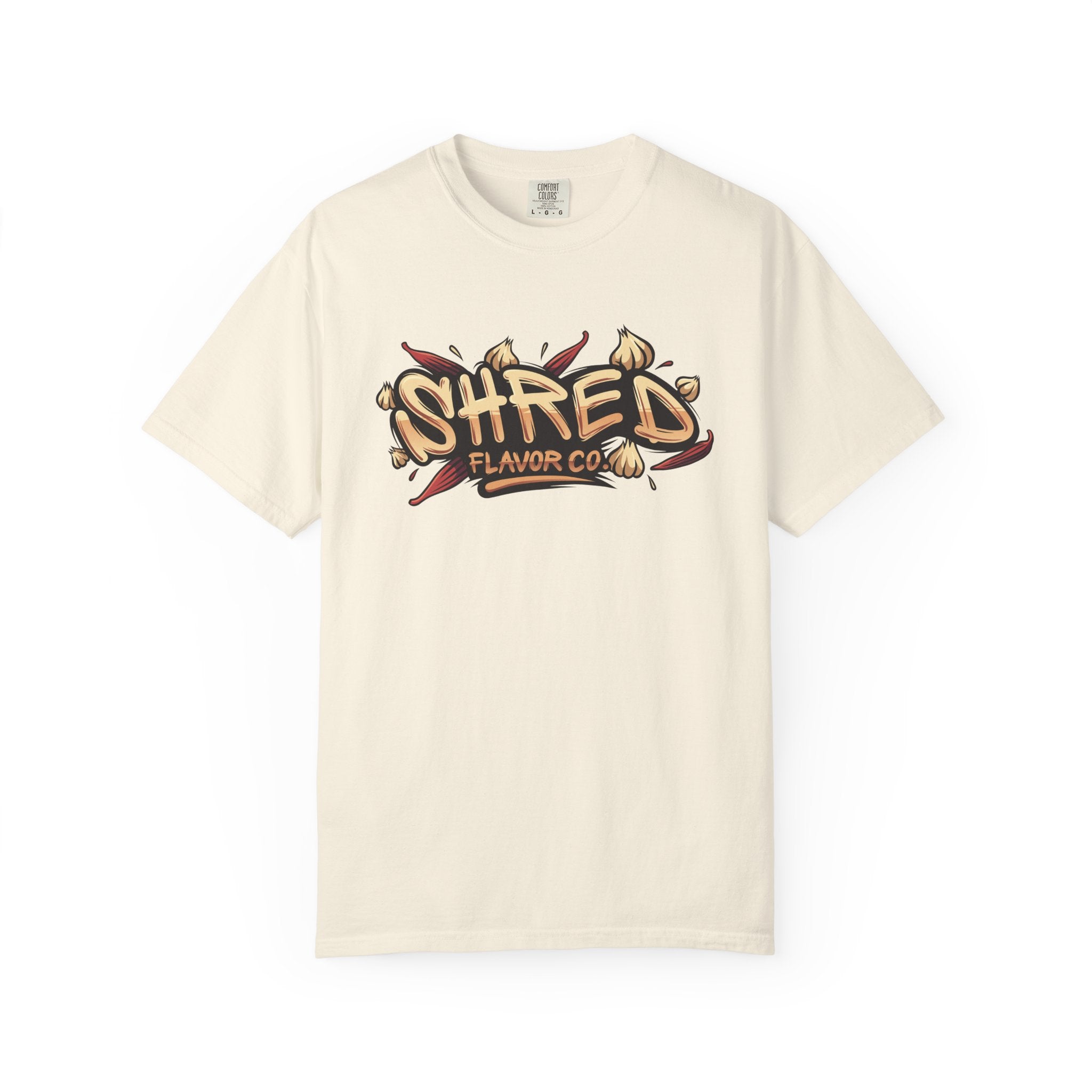 Vanilla Pump Graphic Tee — Vanilla Pump Bottle Cartoon Back Print